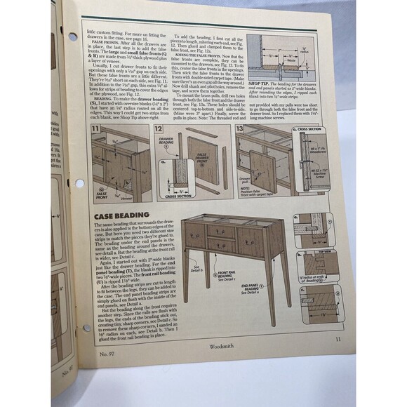 13 Woodsmith And ShopNotes Woodworking Magazines - Picture 9 of 12